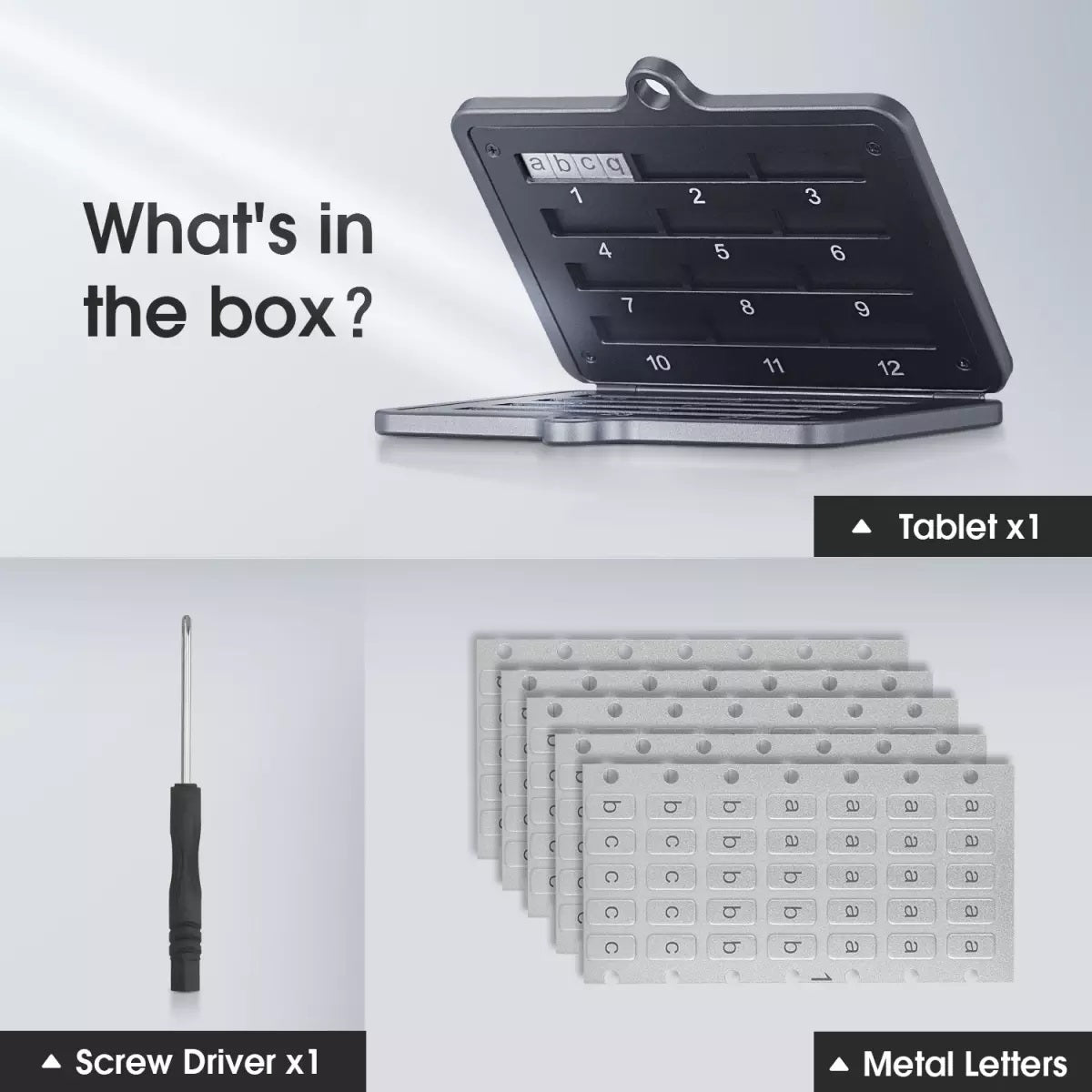 ELLIPAL Mnemonics Metal - Steel Wallet - Crypto Private Keys Backup