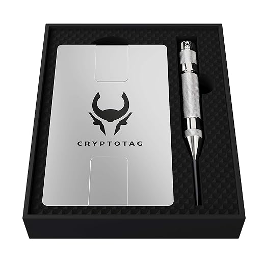 CRYPTOTAG Zeus Starter Kit - Titanium Crypto Seed Storage