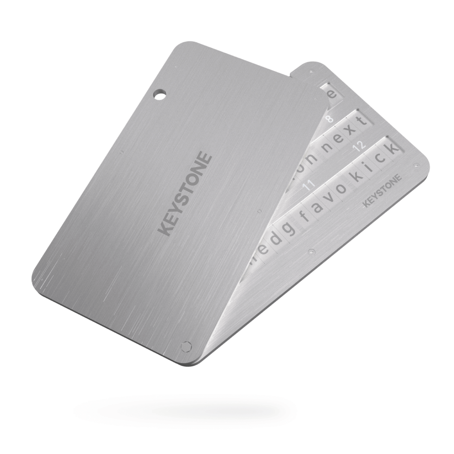 Keystone Tablet - Indestructible Steel Crypto Cold Storage Seed Backup