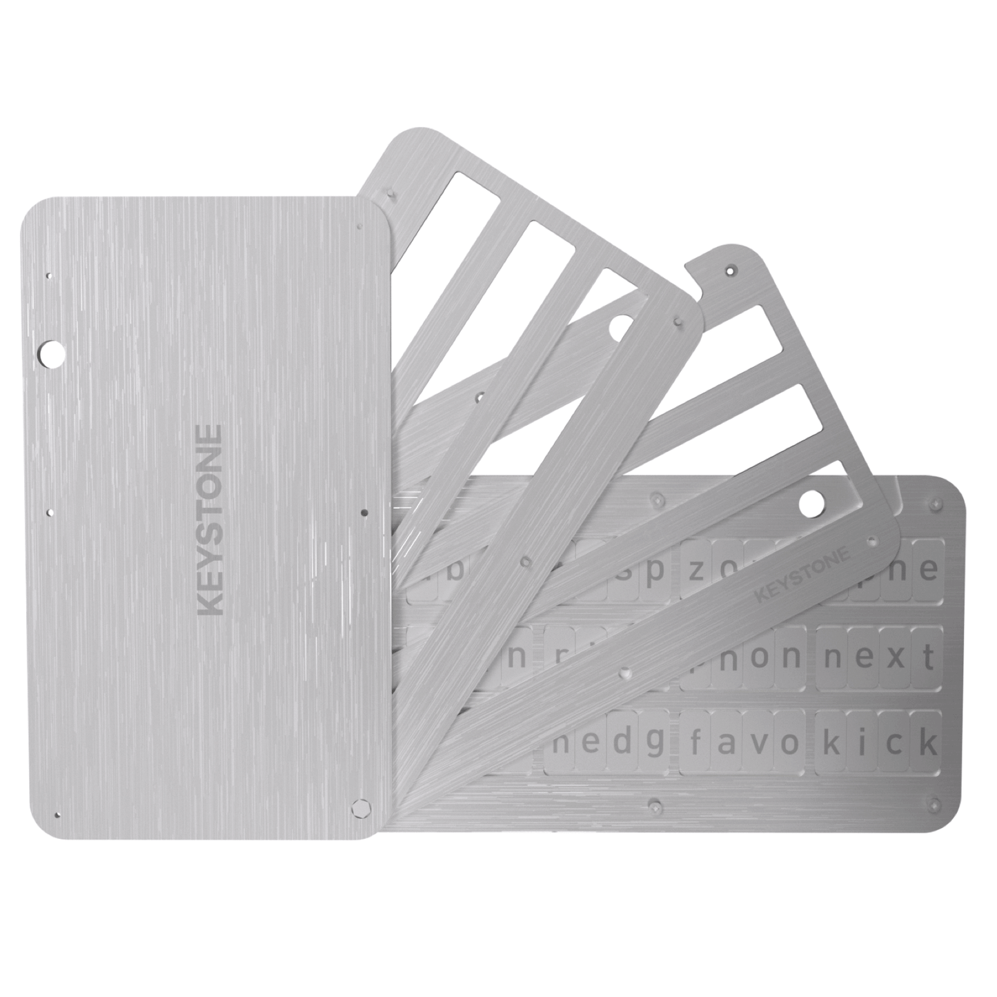 Keystone Tablet - Indestructible Steel Crypto Cold Storage Seed Backup