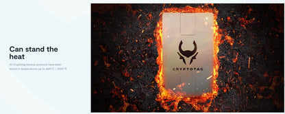 CRYPTOTAG Zeus Starter Kit - Titanium Crypto Seed Storage