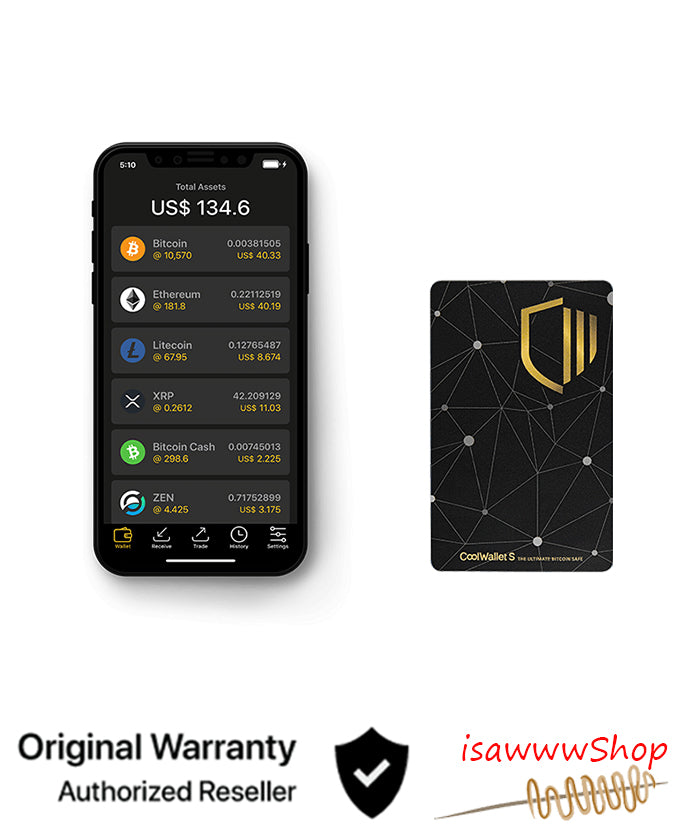 CoolWallet S - The Original CoolWallet for Crypto-on-the go