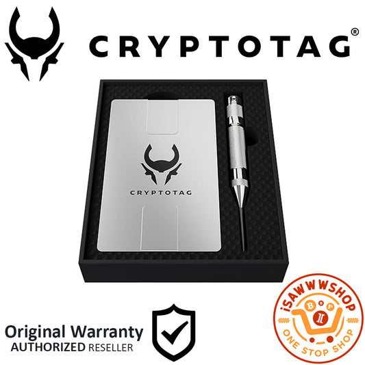 CRYPTOTAG Zeus Starter Kit - Titanium Crypto Seed Storage